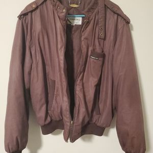 Burgandy Members Only Jacket.